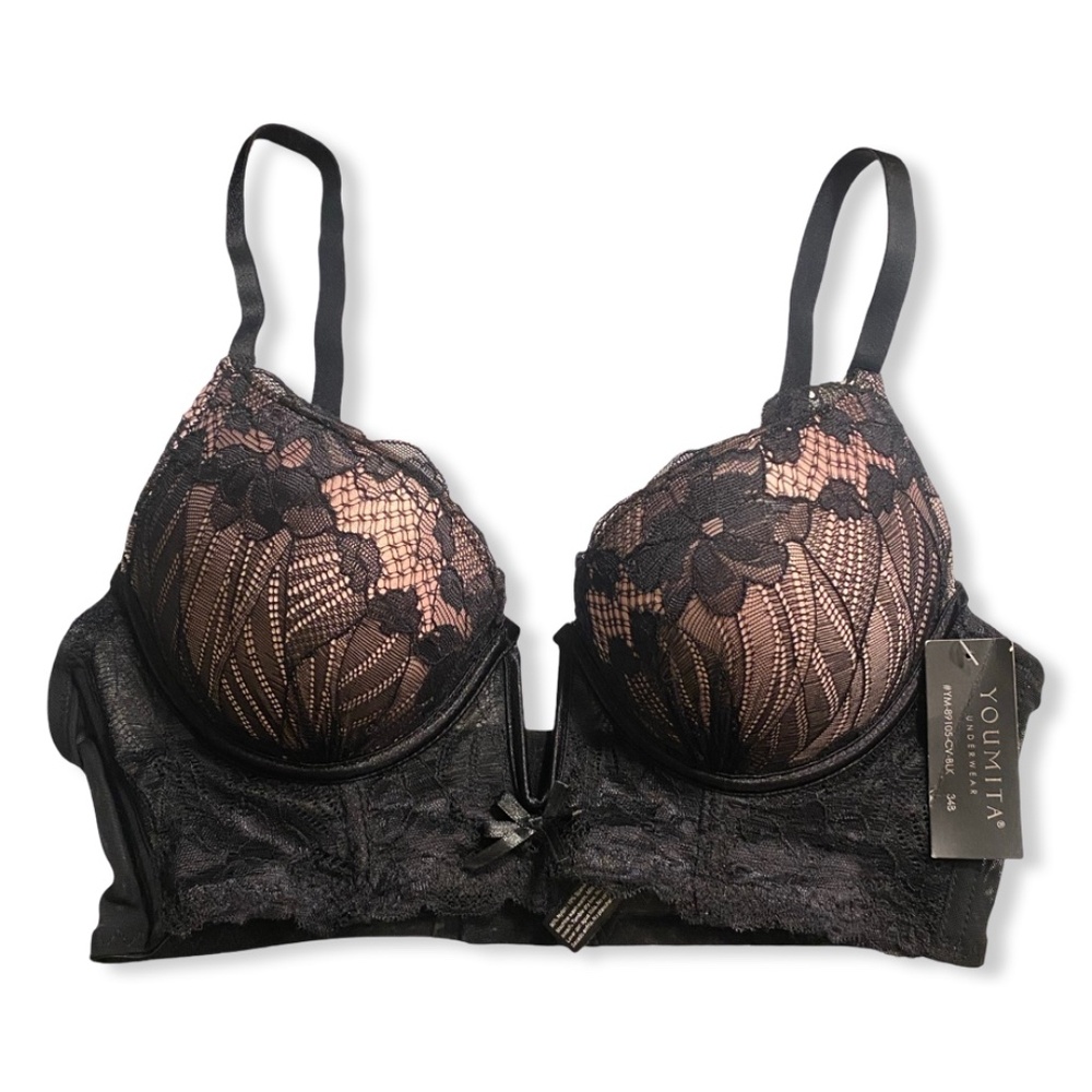 34B Push-up bra with padding 34B Underwire Lacy